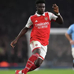 Arsenal's Bukayo Saka Dazzles in Showdown against Manchester City