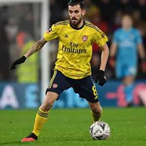 Arsenal's Dani Ceballos in Action against AFC Bournemouth in FA Cup Clash