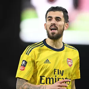 Arsenal's Dani Ceballos in Action against AFC Bournemouth in FA Cup Fourth Round