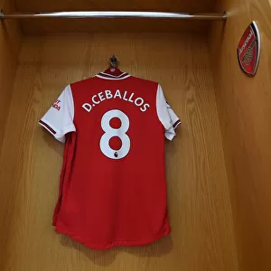 Arsenal's Dani Ceballos Readies Up: Arsenal vs Aston Villa (2019-20)