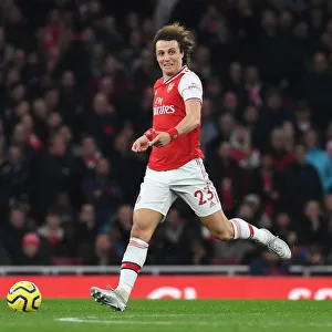 Arsenal's David Luiz in Action: Arsenal vs Southampton, Premier League 2019-20, Emirates Stadium