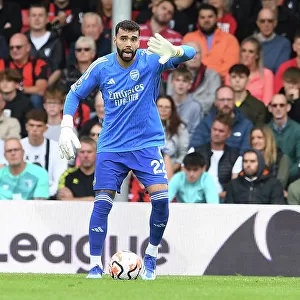 Arsenal's David Raya in Action at AFC Bournemouth: Premier League Clash 2023-24