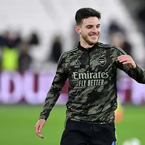 Arsenal's Declan Rice Prepares for Carabao Cup Clash against West Ham