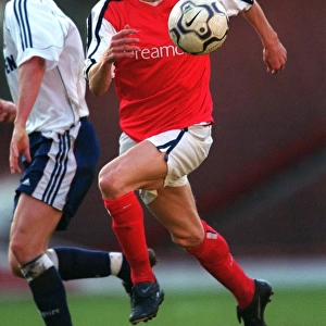 Arsenal's Dominance: Stefan Malz Scores in Arsenal's 4-0 Victory over Tottenham at Highbury, 2001
