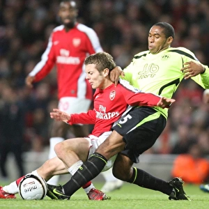 Arsenal's Double Trouble: Jack Wilshere & Wilson Palacios Shine in Arsenal's 3:0 Carling Cup Victory over Wigan Athletic, Emirates Stadium, 11/11/2008