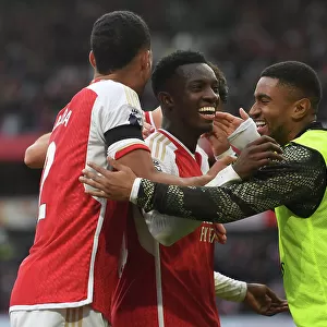 Arsenal's Eddie Nkeiah Scores Third Goal in Exciting Victory over Sheffield United (2023-24)