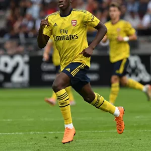 Arsenal's Eddie Nketiah in Action: Angers Pre-Season Friendly (2019)