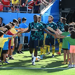 Arsenal's Eddie Nketiah Gears Up for Arsenal vs Fiorentina in 2019 International Champions Cup