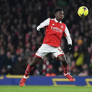 Arsenal's Eddie Nketiah Goes Head-to-Head with Manchester City in Premier League Battle