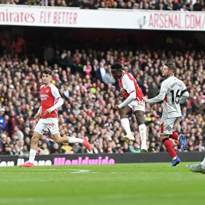 Arsenal's Eddie Nketiah Scores Hat-Trick Against Sheffield United in the 2023-24 Premier League