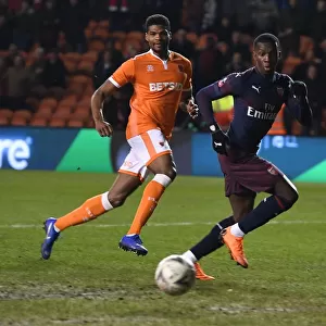 Arsenal's Eddie Nketiah Shines: Arsenal Crushes Blackpool in FA Cup Third Round