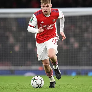 Arsenal's Emile Smith Rowe in Carabao Cup Semi-Final Clash against Liverpool