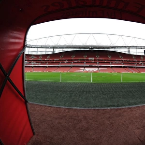 Arsenal's Emirates Stadium: A Peek from the Players Tunnel (Arsenal v Queens Park Rangers, 2014-15)