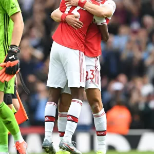 Arsenal's Emotional Victory: David Luiz and Ainsley Maitland-Niles Embrace Post-Match