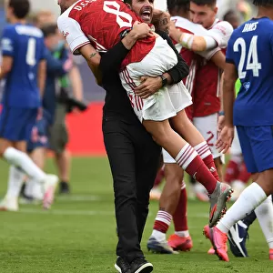 Arsenal's FA Cup Victory Over Chelsea: Mikel Arteta and Dani Ceballos Celebrate Empty-Stadium Triumph (2020)