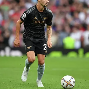 Arsenal's Fabio Vieira Clashes with Manchester United in Premier League Battle, 2022-23
