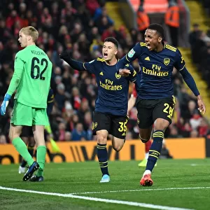 Arsenal's Five-Star Comeback: Joe Willock Scores Brace in Carabao Cup Upset at Anfield