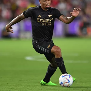 Arsenal's Gabriel Jesus in Action: Orlando City SC Pre-Season Clash (2022-23)
