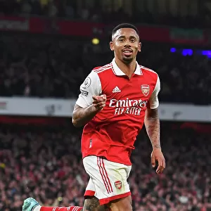 Arsenal's Gabriel Jesus Scores Third Goal in Thrilling Arsenal vs. Chelsea Clash (2022-23)