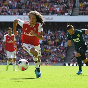 Arsenal's Guendouzi in Action against Burnley in 2019-20 Premier League