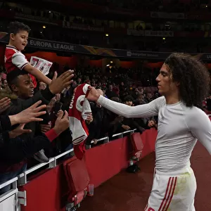Arsenal's Guendouzi Delights Fan with Shirt Gift after Europa League Triumph
