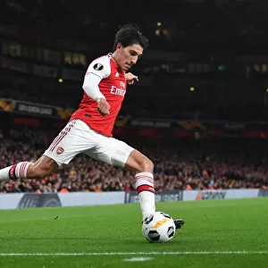 Arsenal's Hector Bellerin in Action Against Standard Liege in Europa League Match