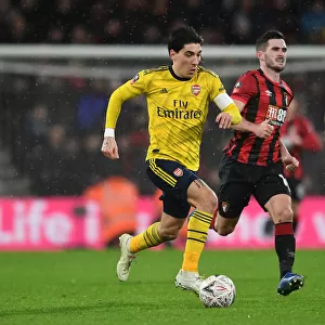Arsenal's Hector Bellerin in FA Cup Action: Arsenal vs AFC Bournemouth