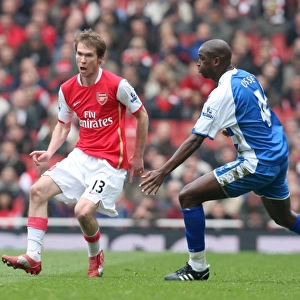 Arsenal's Hleb Shines in 2:0 Victory over Reading in the Premier League, Emirates Stadium, 19/4/08