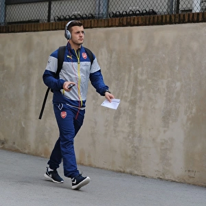 Arsenal's Jack Wilshere Arrives at Selhurst Park Ahead of Crystal Palace Clash (February 2015)