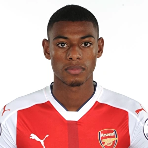 Arsenal's Jeff Reine-Adelaide at 2016-17 First Team Photocall