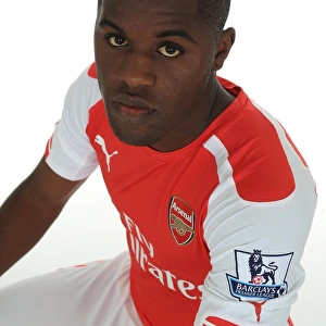 Arsenal's Joel Campbell at 2014-15 Photocall