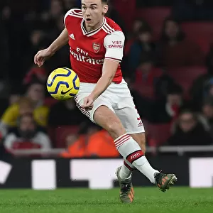 Arsenal's Kieran Tierney in Action: Arsenal vs Southampton, Premier League 2019-20