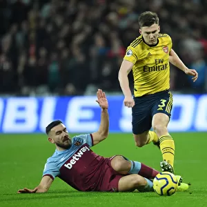 Arsenal's Kieran Tierney Outwits West Ham's Snodgrass: Premier League Battle