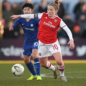 Arsenal's Kim Little in Action: Arsenal Women vs. Chelsea Women, FA WSL Clash