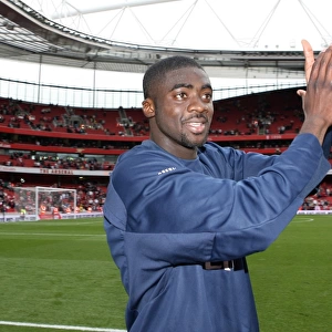 Arsenal's Kolo Toure in Action During the 1:1 Stalemate Against Chelsea, FA Premiership, Emirates Stadium, 2007