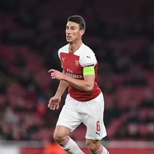 Arsenal's Koscielny Concentrates in Europa League Battle against Qarabag