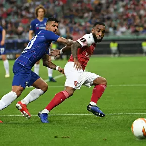 Arsenal's Lacazette Clashes with Chelsea's Emerson in Europa League Final Showdown