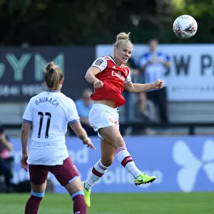 Arsenal's Leonie Maier in Action: Arsenal Women vs West Ham United (2019-20 WSL)