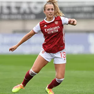 Arsenal's Lia Walti in Action: Arsenal Women vs Reading Women, FA WSL Match (2020-21)