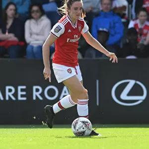 Arsenal's Lisa Evans in Action: Arsenal Women vs West Ham United (2019-20 WSL)
