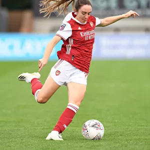 Arsenal's Lisa Evans in Action: Arsenal Women vs Reading Women, Barclays FA WSL Match