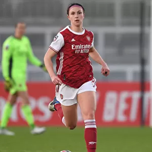 Arsenal's Lotte Wubben-Moy in Action: FA WSL Match vs Birmingham City Women (2020-21)
