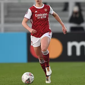 Arsenal's Lotte Wubben-Moy in Action: Arsenal Women vs. Birmingham City Women, FA WSL 2020-21