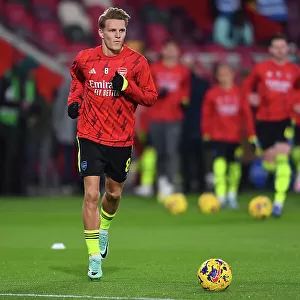 Arsenal's Martin Odegaard Gears Up for Brentford Clash in Premier League 2023-24