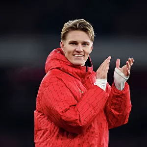 Arsenal's Martin Odegaard Leads Team to Premier League Victory over Wolverhampton Wanderers (2023-24)