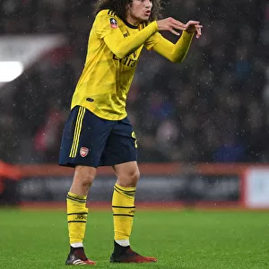 Arsenal's Matteo Guendouzi in Action against AFC Bournemouth in FA Cup Fourth Round