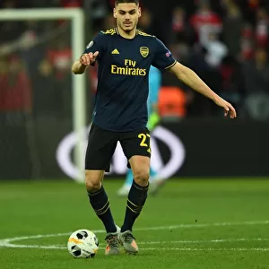 Arsenal's Mavropanos in Action against Standard Liege in UEFA Europa League (December 2019)
