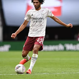 Arsenal's Mohamed Elneny in Action against Liverpool in the FA Community Shield 2020-21