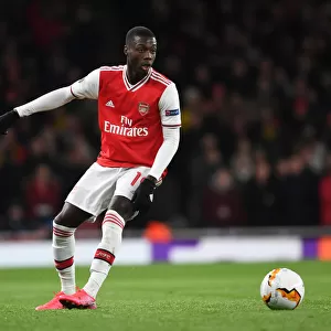 Arsenal's Nicolas Pepe in Action: Arsenal FC vs Olympiacos, Europa League 2020