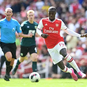 Arsenal's Nicolas Pepe in Action: Arsenal vs. Burnley, 2019-20 Premier League